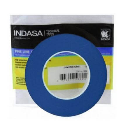 Indasa Blue Fine Line Tape, 9mm (11/32"), 570982 - Buyindasadirect